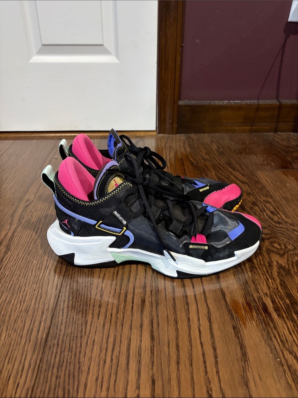 Jordan Why Not Hype music .5 basketball black pink colorful shoes sz 11